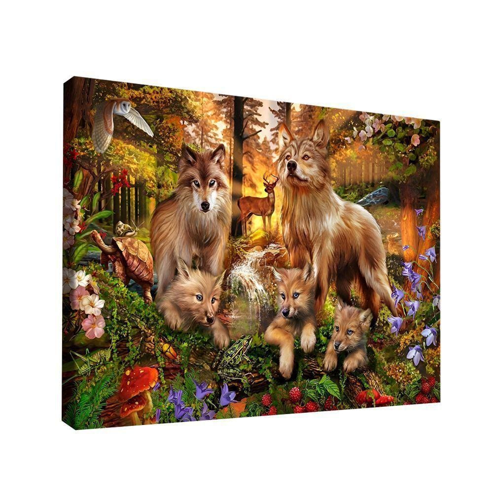 Quadro Forest Animals