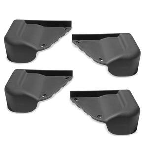 Kit Ponteiras Estribo Lateral Plataforma Universal Preto Gtnox Gtnox