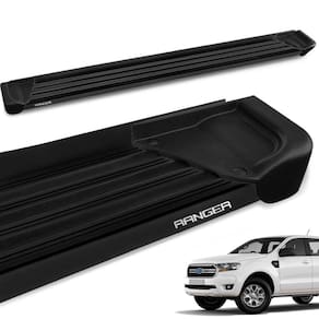 Estribo Lateral Ranger Cab. Dupla 2013 a 2023 Aluminio Preto A1 Gtnox