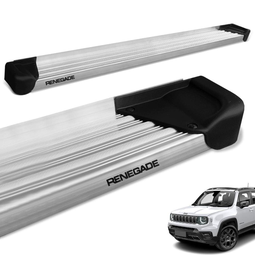 Estribo Lateral Renegade 2016 a 2024 Aluminio Natural A3