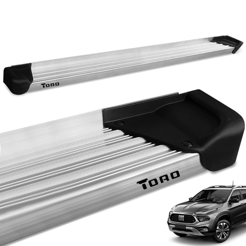 Estribo Lateral Toro 2016 a 2024 Aluminio Natural A3 Gtnox