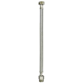 Engate Flexível Aço Inox Trançado Canopla 1/2``X60Cm Japi