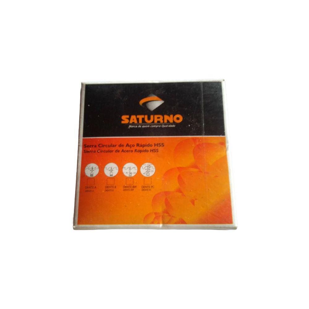 Serra Circular Aço Rápido Hss 50 X 1,2 X 13 Mm 80 Z Saturno