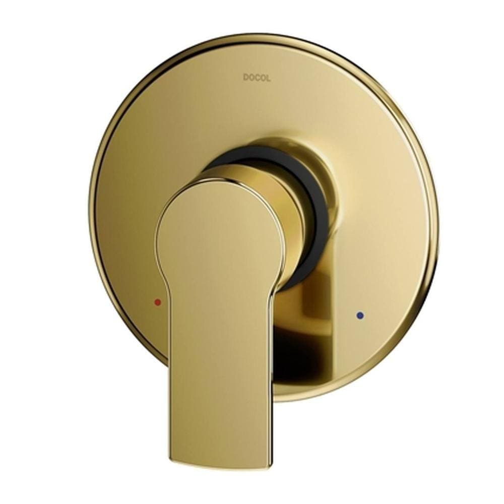 Acabamento Monocomando pra Chuveiro/Ducha Argon Ouro Polido - Docol