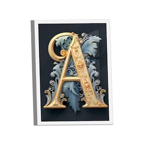 Quadro Letra A -- Br Artes