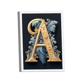 Quadro Letra A -- Br Artes