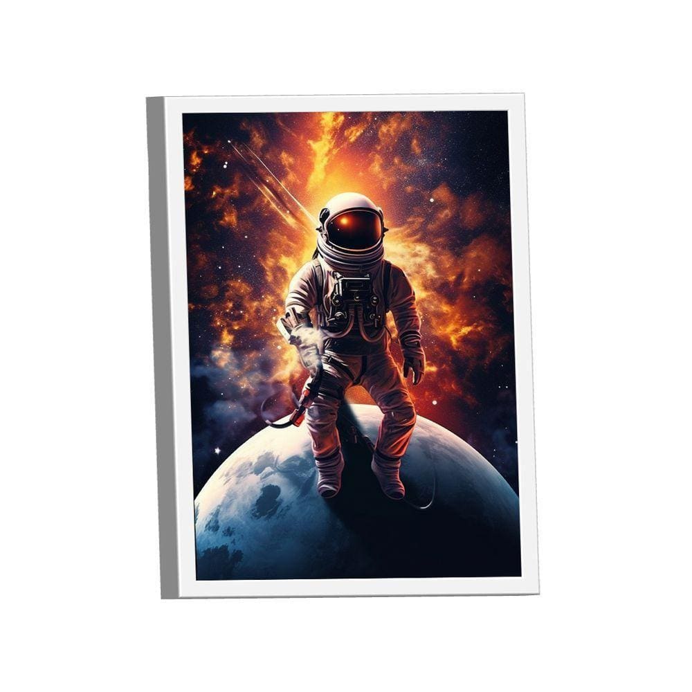 Quadro Astronauta Explosion -- Br Artes