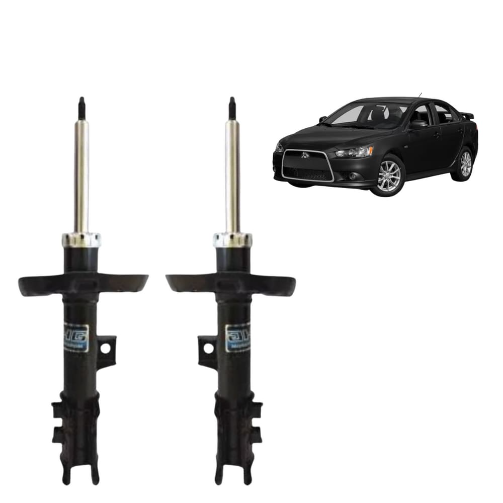 Amortecedor Nakata Traseiro Esquerdo + Direito Mitsubishi Lancer 2012 A 2019