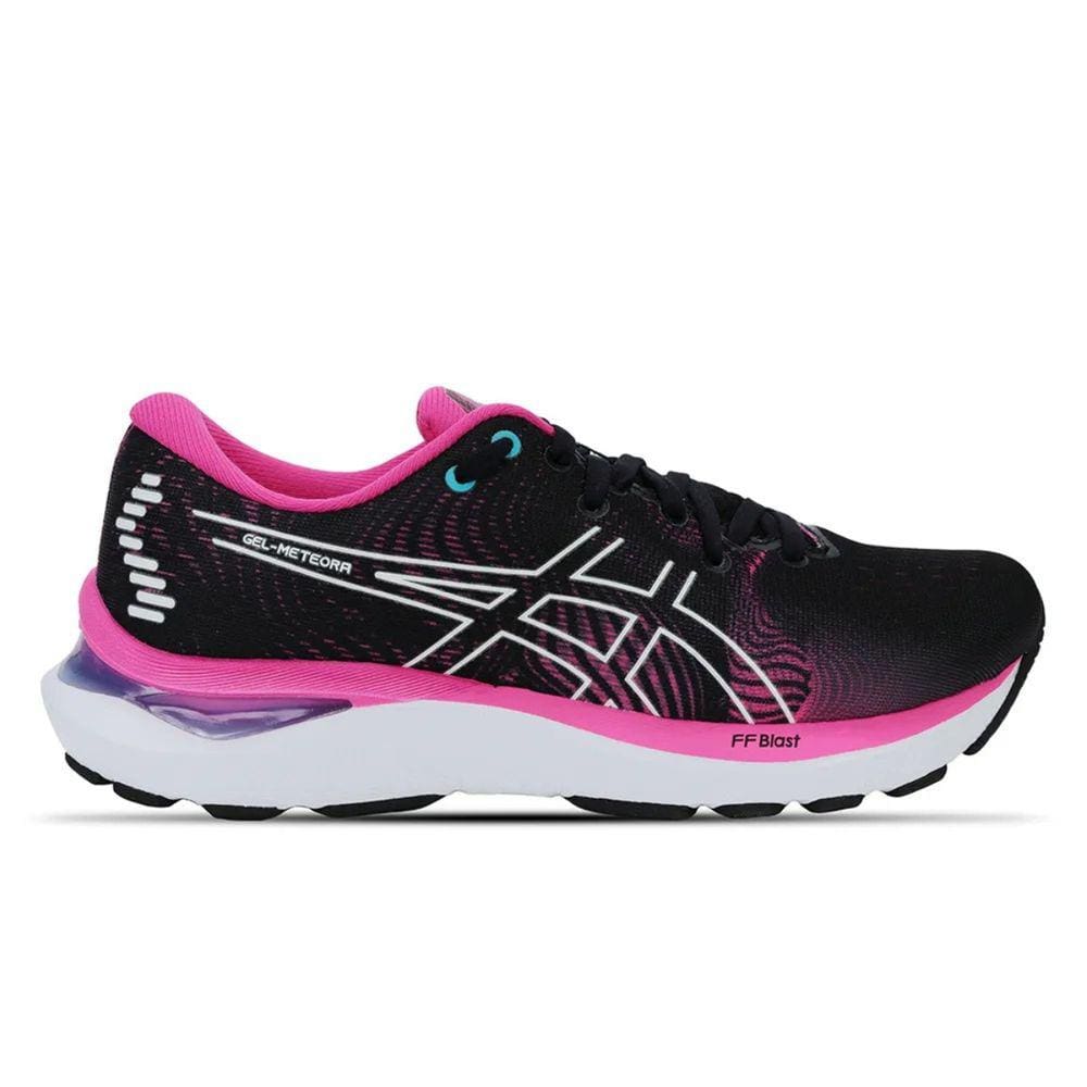 Tênis Asics Gel Meteora Esportivo Feminino Preto Rosa