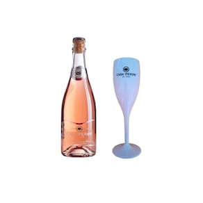 Kit Espumante Casa Perini Aquarela Rosé 750ml + Taça 180ml