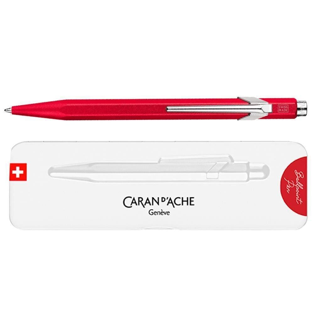 Caneta Esferográfica Caran D`Ache Colormat-X 849 Vermelha