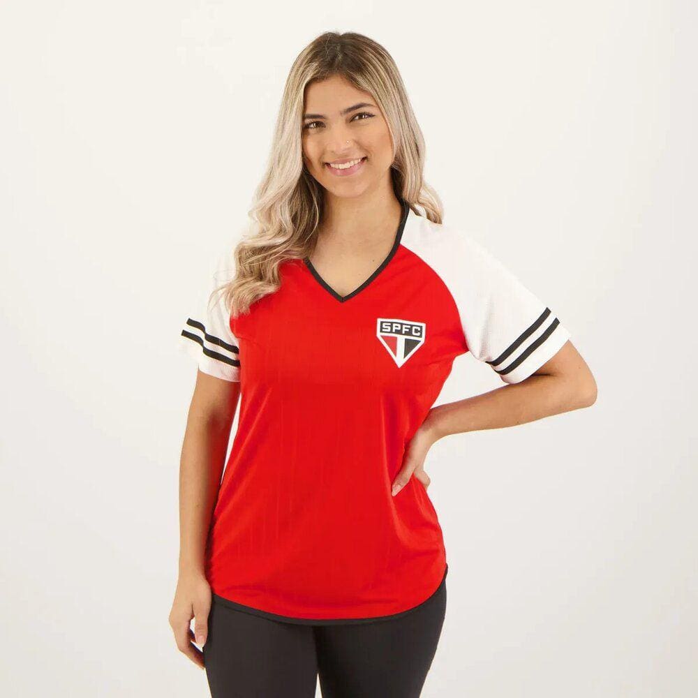 Camisa São Paulo Braziline Cheerkeader Feminina