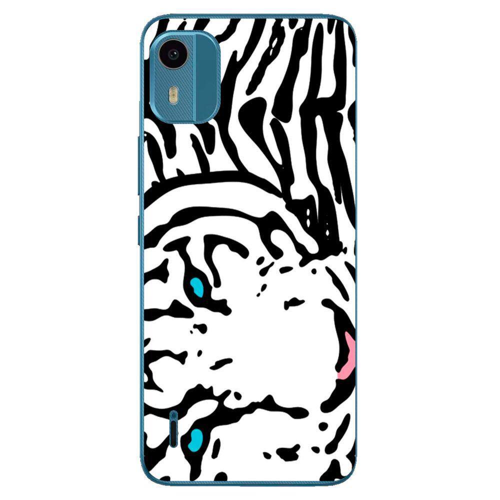 Capa Adesivo Skin047 Verso Para Nokia C12 Pro