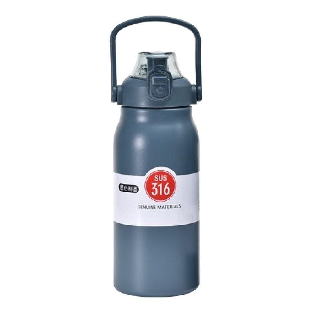 Garrafa Térmica Grande em Aço Inox com Alça e Trava 1500ML