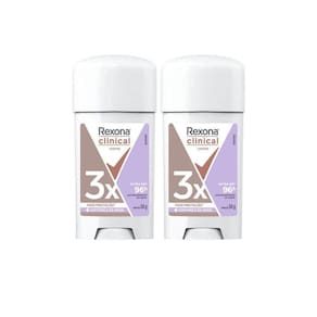 Desodorante Rexona Creme Clinical 58G Fem Extra Dry Kit 2Un