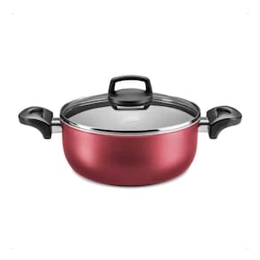 Caçarola Panela Antiaderente C/Tampa Vidro 16 Cm