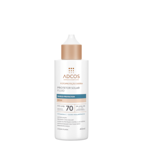 Adcos Fotoproteção Diária Fluid Beige FPS70 - Protetor Solar 40ml