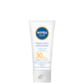 Nivea Sun Toque Seco Antissinais FPS 30 - Protetor Solar Facial 40ml