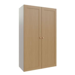 Armário Alto Aéreo 2 Portas 135cm Arizona Cabecasa Madeiramadeira Branco/Figueira