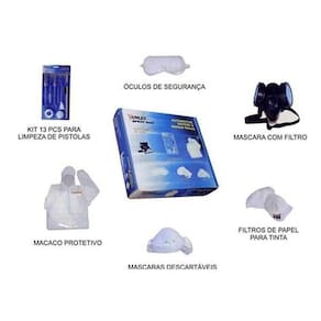 Kit Acessorios Pistola Protecao E Reparo Defend - Voylet