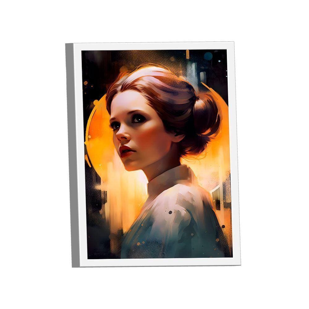 Quadro Leia Organa -- Br Artes