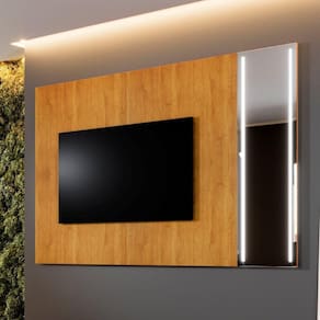 Painel para Tv até 75 Polegada Reflecta Jateado 218cm Naturalle