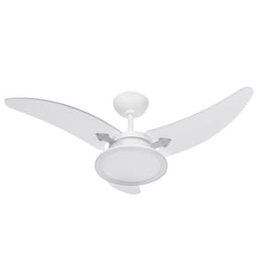 Ventilador Itaparica Max Led 220v 3p Cpm At Br Pas Transp. 130w Branco