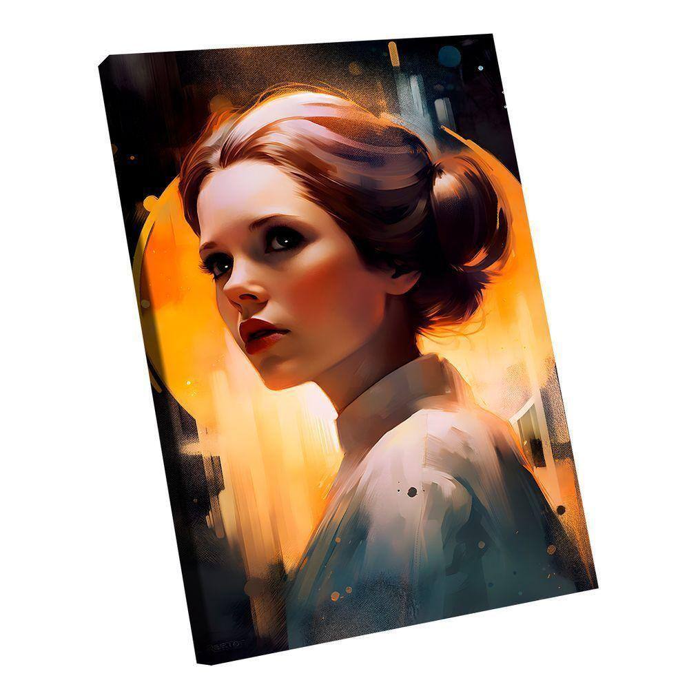Quadro Leia Organa -- Br Artes