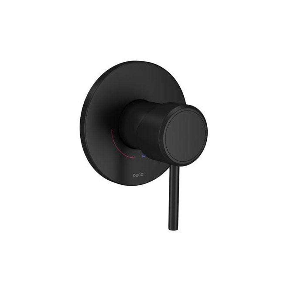 Acabamento monocomando para chuveiro Redondo 4993 You Black Matte Deca