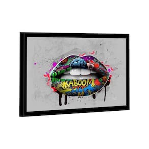 Quadro Boca Grafite -- Br Artes