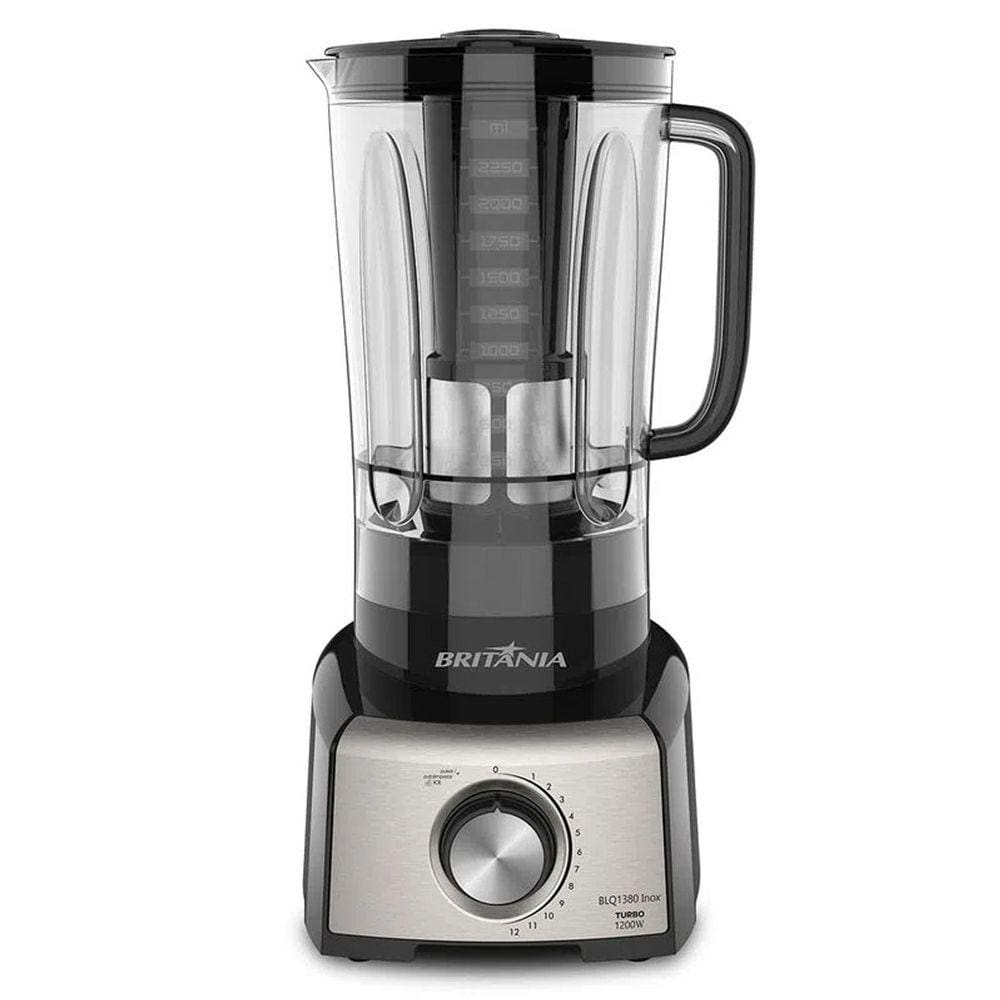 Liquidificador Britânia BLQ1380P Pro Maxx 6 Inox 3L 1200W - 127V