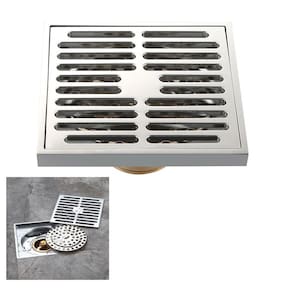 Ralo 10x10 Inox Banheiro Lavabo Anti Inseto Anti Odor Rapido Escoamento Resistente Seguro