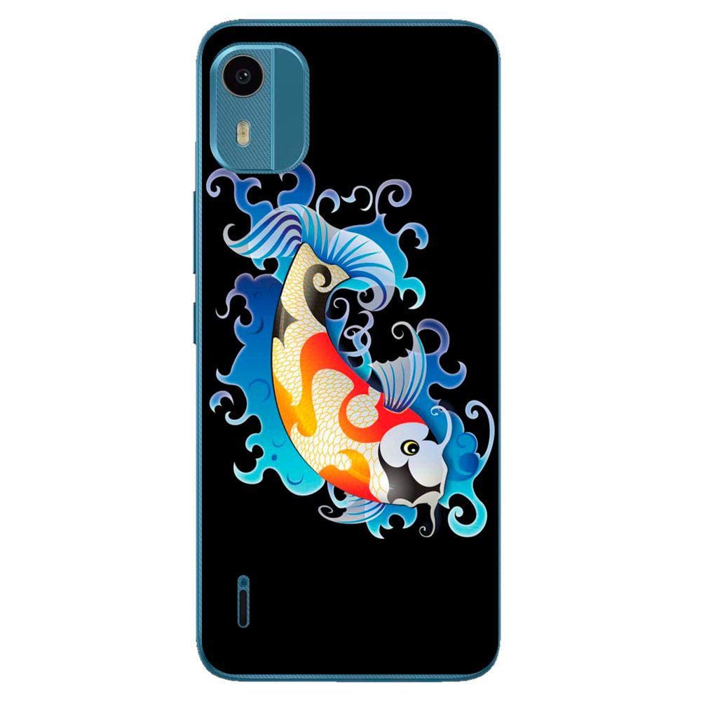 Capa Adesivo Skin053 Verso Para Nokia C12 Pro