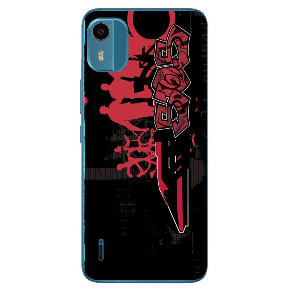 Capa Adesivo Skin055 Verso Para Nokia C12 Pro
