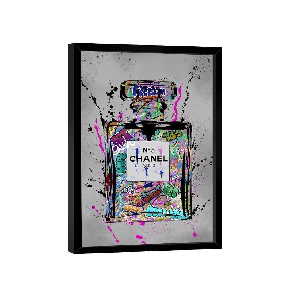 Quadro Chanel Grafite -- Br Artes