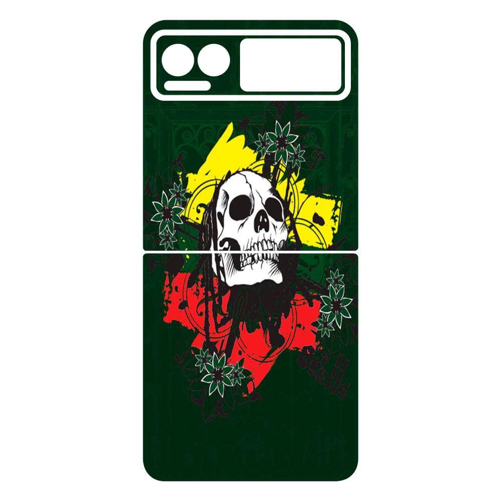 Capa Adesivo Skin024 Verso Para Motorola Razr 40