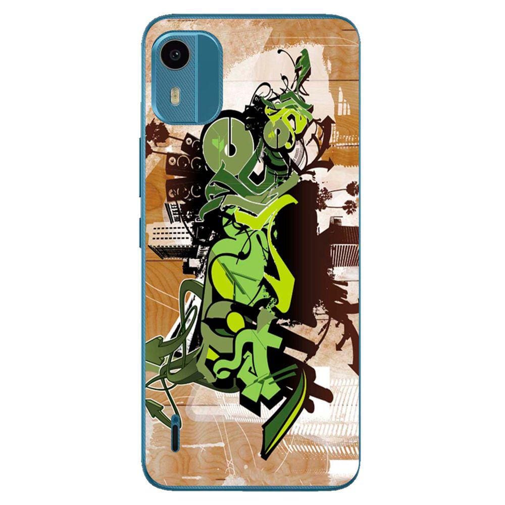 Capa Adesivo Skin072 Verso Para Nokia C12 Pro
