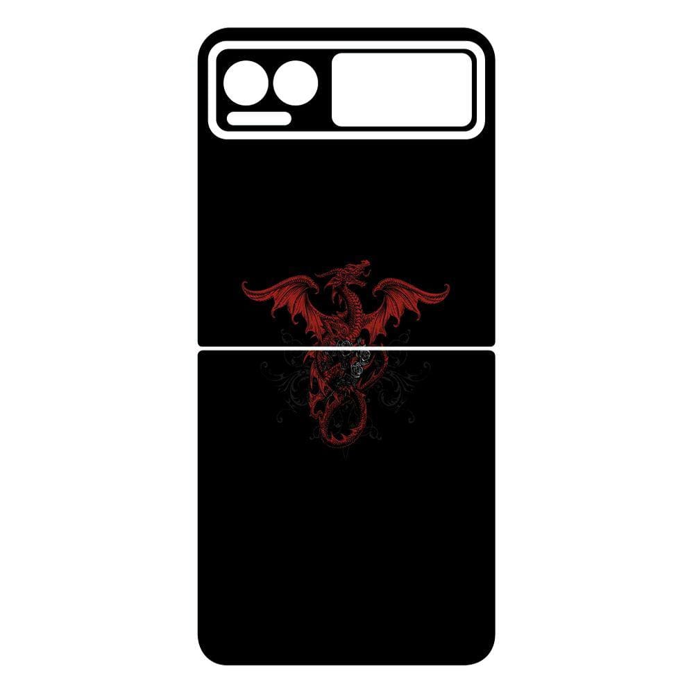 Capa Adesivo Skin255 Verso Para Motorola Razr 40