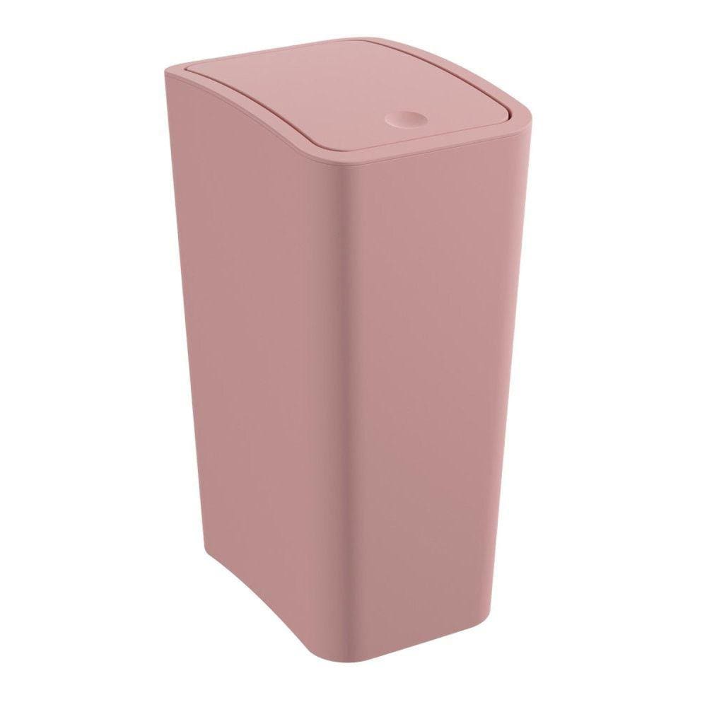 Lixeira com Tampa Click 2 Rosé Astra Rose