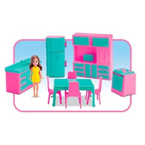 Brinquedo Casinha Boneca Judy Home Cozinha - Sem Caixa