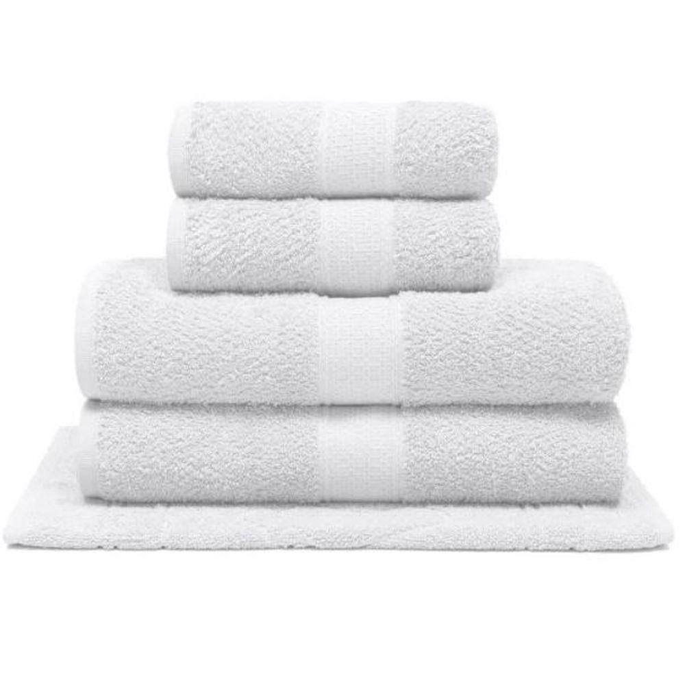 Jogo De Toalha 5 Peças Buettner Linha Nobre Natural Branco