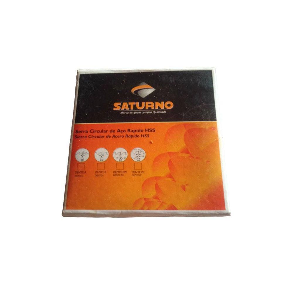 Serra Circular Aço Rápido Hss 50 X 0,8 X 13 Mm 80 Z Saturno