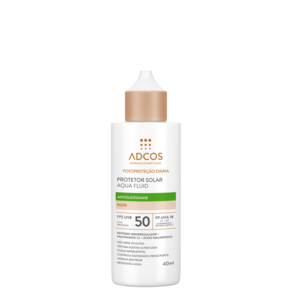 Adcos Aqua Fluid FPS50 Nude - Protetor Solar Facial com Cor 40ml