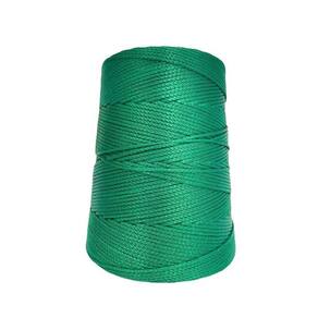 Fio Náutico Cordão 500G 3Mm 500M Croche Trico Verde Bandeira