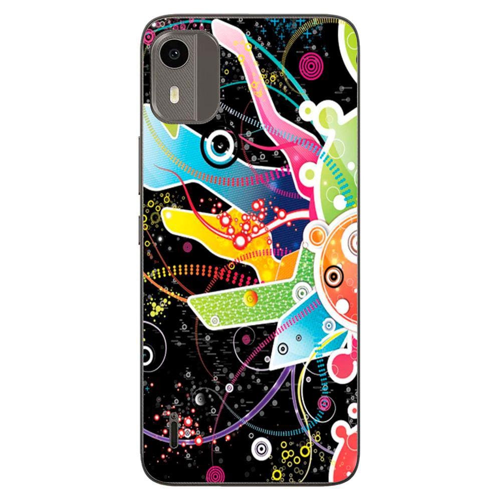 Capa Adesivo Skin058 Verso Para Nokia C12