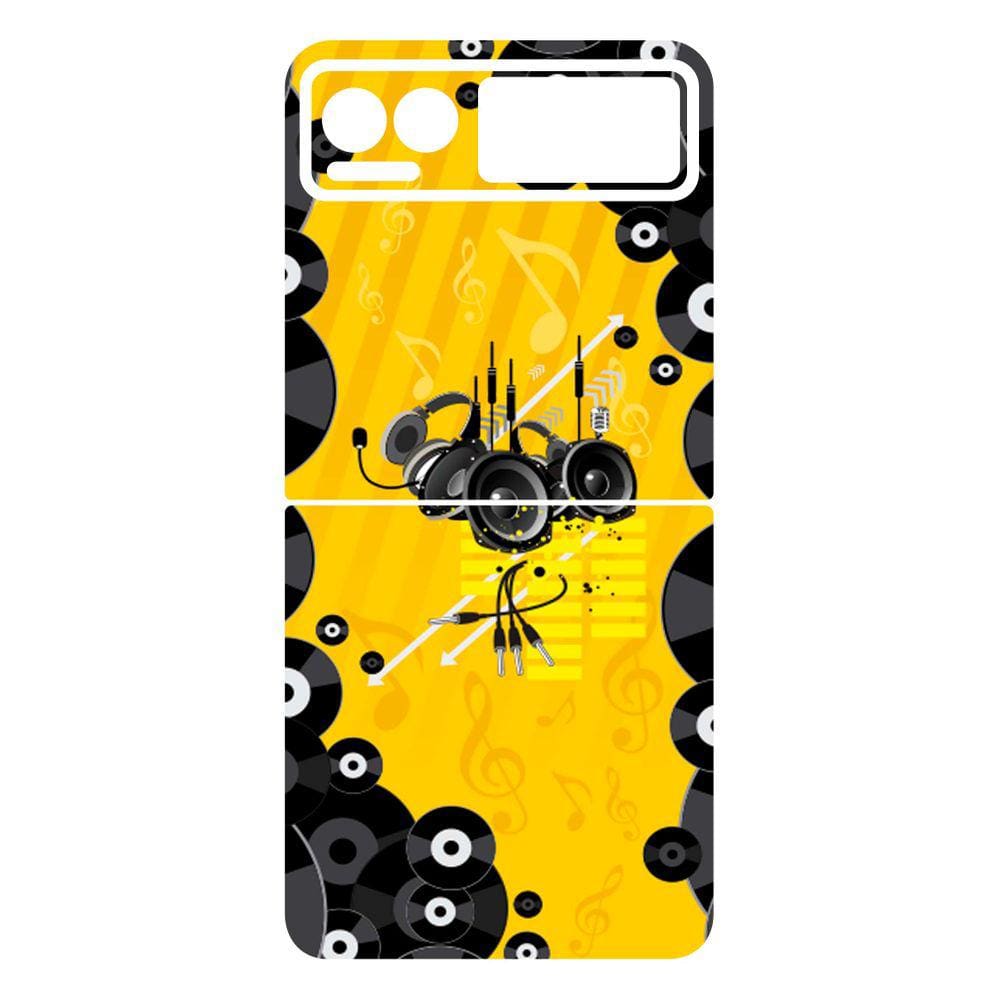 Capa Adesivo Skin354 Verso Para Motorola Razr 40