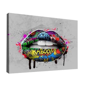 Quadro Boca Grafite -- Br Artes