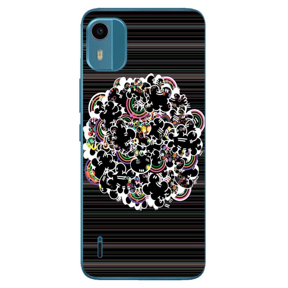 Capa Adesivo Skin110 Verso Para Nokia C12 Pro