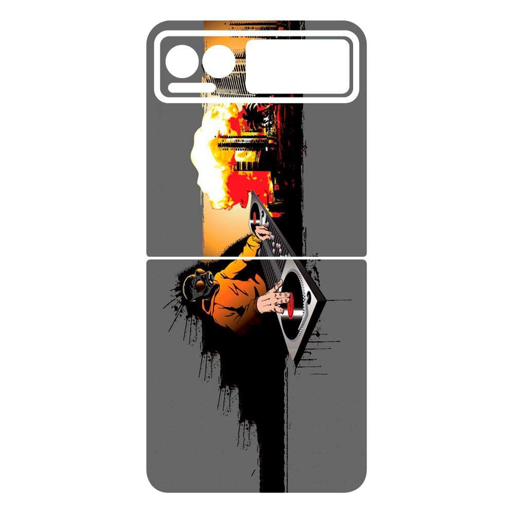 Capa Adesivo Skin264 Verso Para Motorola Razr 40