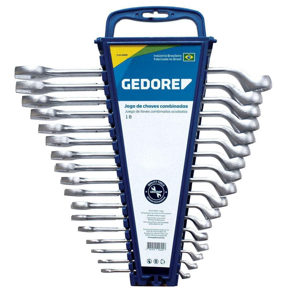 Jogo De Chave Combinada 6 A 32Mm Gedore 1B 26 Peças